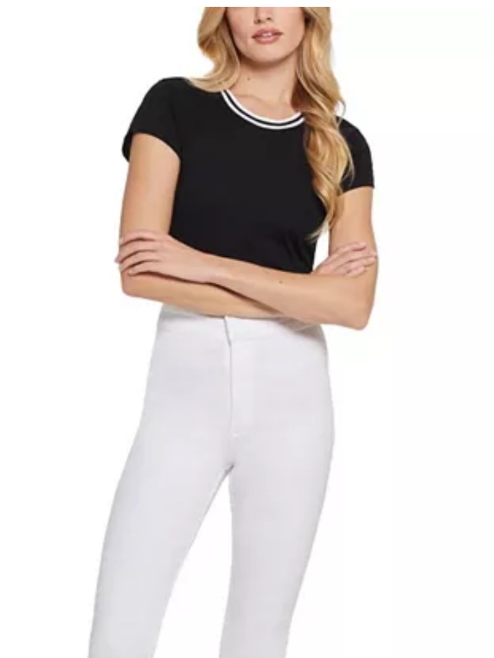 Goldie Lewinter Tipped Ringer Tee - Picture 2 of 5